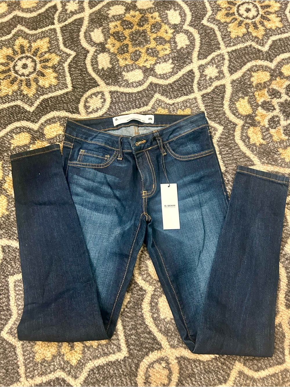 Women’s Dark Blue Skinny Jeans - Stretch Slim Fit